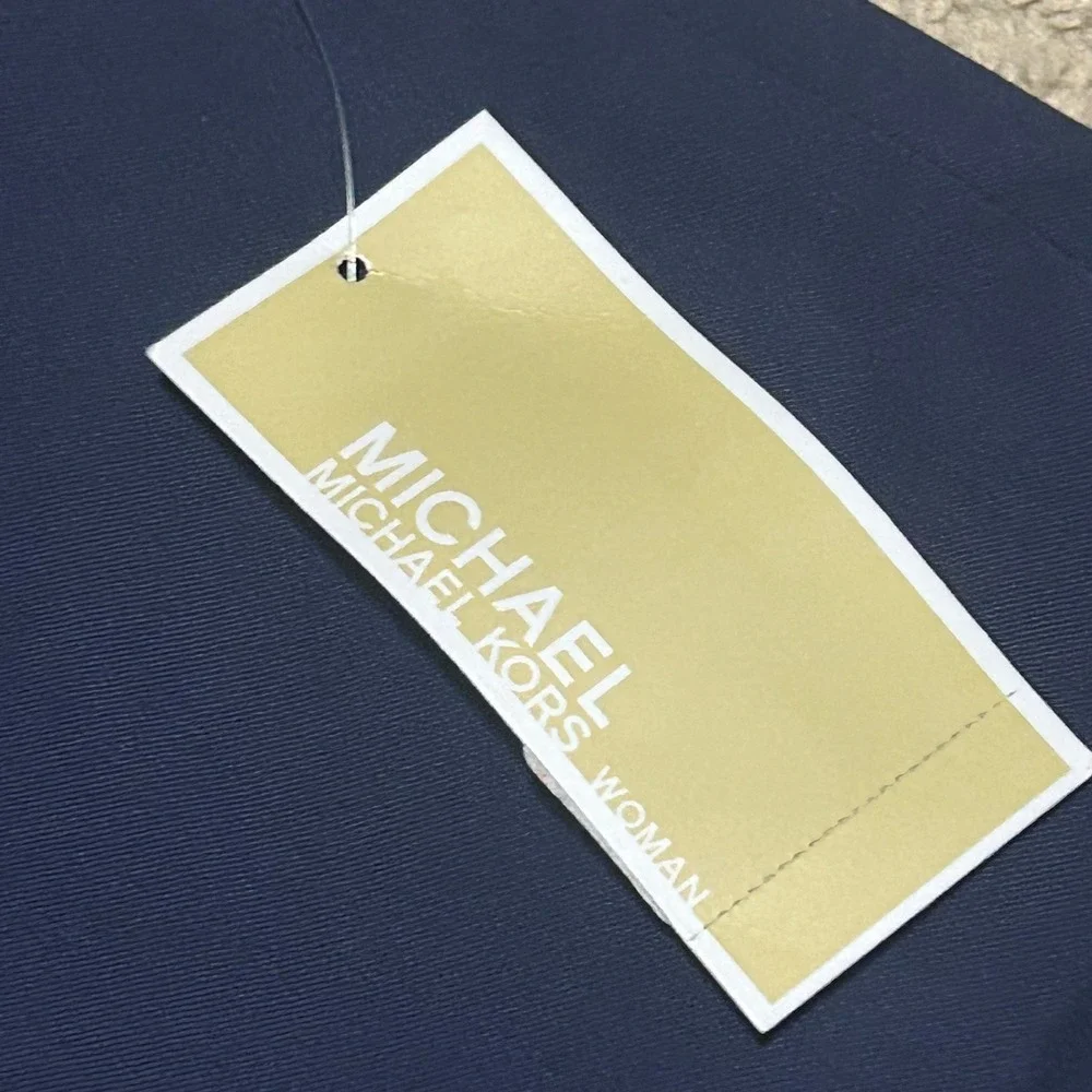 Michael Kors Women's 20W Fashion Basics Dress Pants Blue NWT - Picture 3 of 9